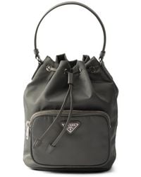 Prada - Duet Re-Nylon Bucket Bag - Lyst