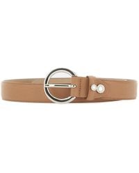 Gianni Chiarini - Logo-Detail Leather Belt - Lyst