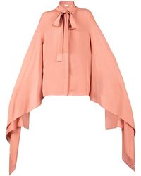 Elie Saab - ドレープスリーブ シャツ - Lyst