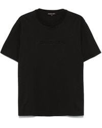 Michael Kors - T-Shirt Mit Logo-Prägung - Lyst