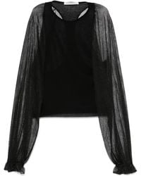Philosophy Di Lorenzo Serafini - Top con manga de malla - Lyst