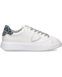Philippe Model - Temple Low Sneakers Mit Leopardenmuster - Lyst