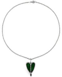 POISONED HEARTS - Stained-Glass Heart-Pendant Necklace - Lyst