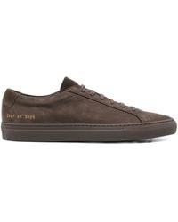 Common Projects - Suede-Leather Low-Top Sneakers - Lyst