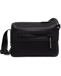 ARMANI EXCHANGE - Logo-Detail Messenger Bag - Lyst