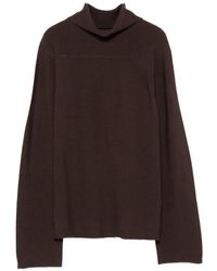 Alpha Studio - High-Neck Long-Sleeve Sweater - Lyst