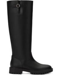 Bally - Knee-High Leather Boots - Lyst