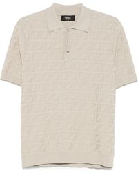 Fendi - 'Ff Allover' Polo - Lyst