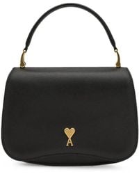 Ami Paris - Cowhide Leather Paris Paris Top-Handle Bag - Lyst