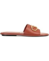 Sergio Rossi - Logo-Plaque Sandals - Lyst