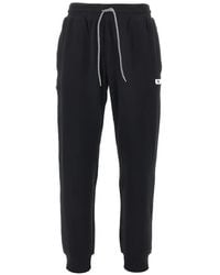 EA7 - Logo-Patch Drawstring Track Pants - Lyst