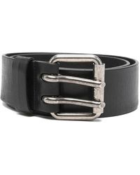 Saint Laurent - Double-Buckle Belt - Lyst