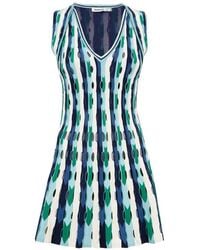 Jonathan Simkhai - Langley Pointelle-Knit Mini Dress - Lyst