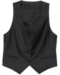 Tom Ford - Chalk Stripe Wool Mohair Waistcoat - Lyst