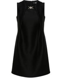 Versace - Robe Courte À Plaque Medusa - Lyst