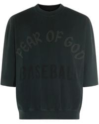 Fear Of God - Logo-Print Short-Sleeve Sweater - Lyst