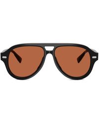 Brunello Cucinelli - Pilot-Frame Sunglasses - Lyst