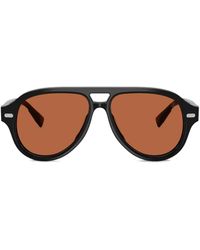 Brunello Cucinelli - Pilot-Frame Sunglasses - Lyst