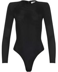 L'Agence - Trista Long-Sleeve Bodysuit - Lyst