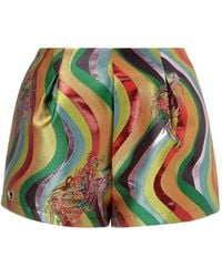 Philipp Plein - Swizzle Patterned Shorts - Lyst