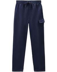 Woolrich - Pantalones ajustados con cinturilla elástica - Lyst