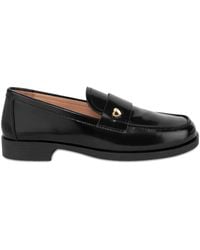 Love Moschino - Heart Detail Loafers - Lyst