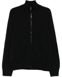Roberto Collina - Zip-Front Merino-Wool Cardigan - Lyst