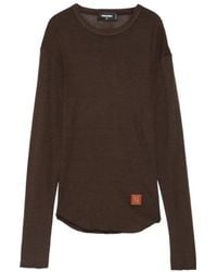 DSquared² - Logo-Patch Virgin Wool Sweater - Lyst