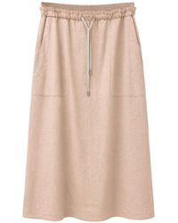 Gran Sasso - Drawstring Elasticated-Waist Skirt - Lyst