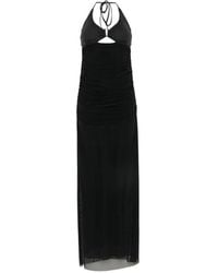 Fisico - Robe Froncée À Dos-Nu - Lyst