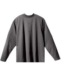 Yeezy Gap - Logo-Detail Long-Sleeved T-Shirt - Lyst