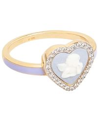 Cameo & Beyond - Sparkling Cherub Ring - Lyst