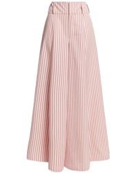 WEILI ZHENG - Stripe-Print Palazzo Pants - Lyst