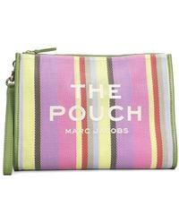 Marc Jacobs - The Pouch Striped Clutch Bag - Lyst