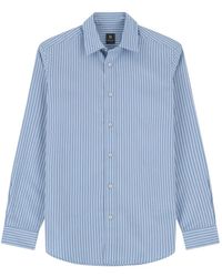 BOGGI - Shirt Striped Poplin Regular-Fit - Lyst