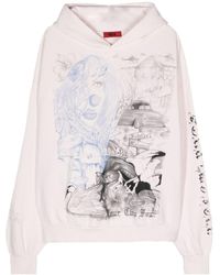 424 - Valentina Grave Cotton Sweatshirt - Lyst