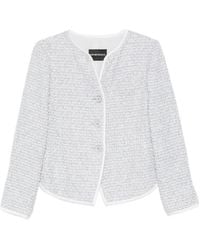 Emporio Armani - Wool Blend Jacket - Lyst