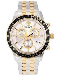 Versace - Greca Chrono 44Mm Watch - Lyst