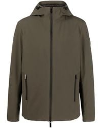 Woolrich - Padded Drawstring Hooded Zip Jacket - Lyst