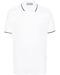 Canali - Contrasting-border Polo Shirt - Lyst