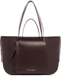 Piquadro - Logo-Plaque Tote Bag - Lyst