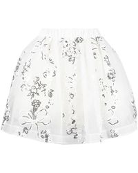 Simone Rocha - Sequin-embellished Tulle Miniskirt - Lyst