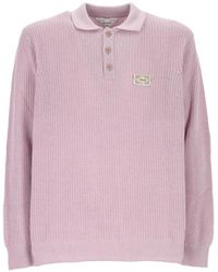 WOOD WOOD - Logo-Patch Waffle-Knit Sweater - Lyst