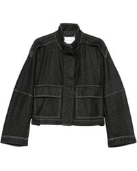 Christian Wijnants - Jola Contrast-Stitch Denim Jacket - Lyst