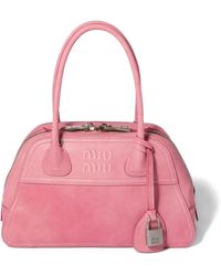 Miu Miu - Vivant Nappa Leather Bag - Lyst