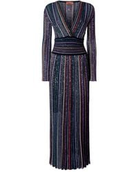 Missoni - スパンコールトリム マキシドレス - Lyst