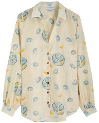 Never Fully Dressed - Oyster Miley Button Shirt - Lyst