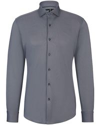 BOSS - Button-up Long-sleeve Shirt - Lyst