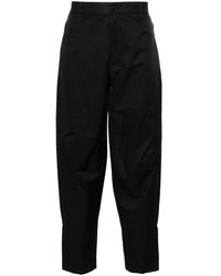 Lanvin - Cotton Blend Biker Trousers - Lyst