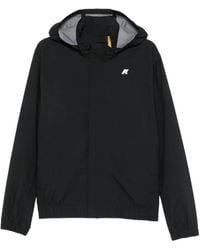 K-Way - Aurene Logo-Patch Hooded Jacket - Lyst